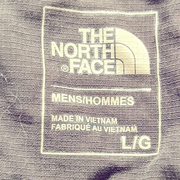 The North Face Men's Tech Sherpa Hoodie Dark Gray and Blue Large Fleece Lined ❄️ - Picture 10 of 12